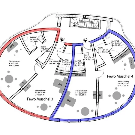 Muschel 4 Apartament Ahrenshoop